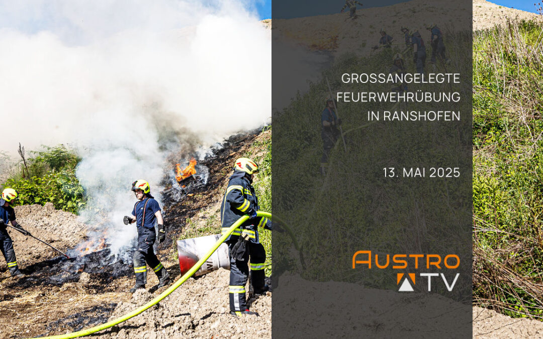 Feuerwehrübung in Ranshofen, Absturz eines Flugzeugs