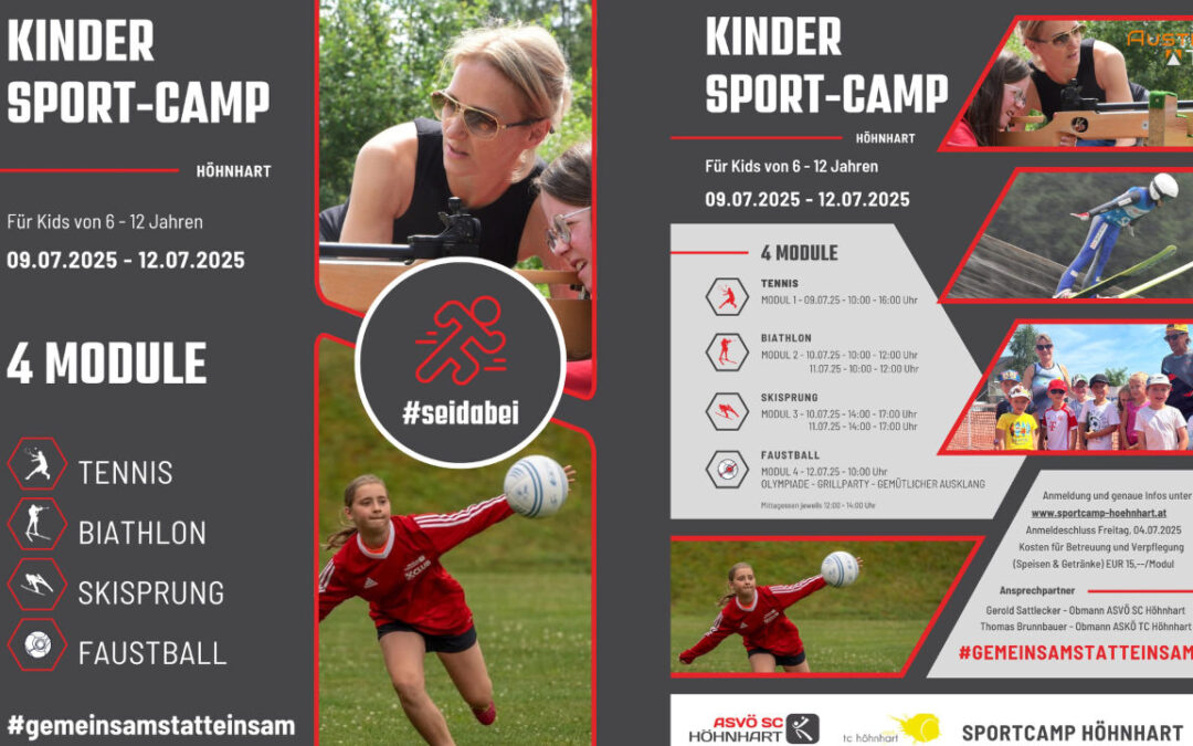 Kinder Sport-Camp Höhnhart 2025