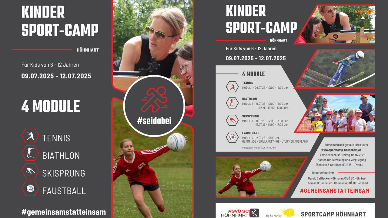 Kinder Sport-Camp Höhnhart 2025