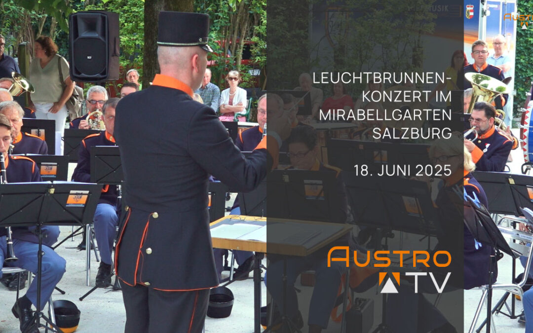 Leuchtbrunnenkonzert Salzburg im Mirabellgarten 2025