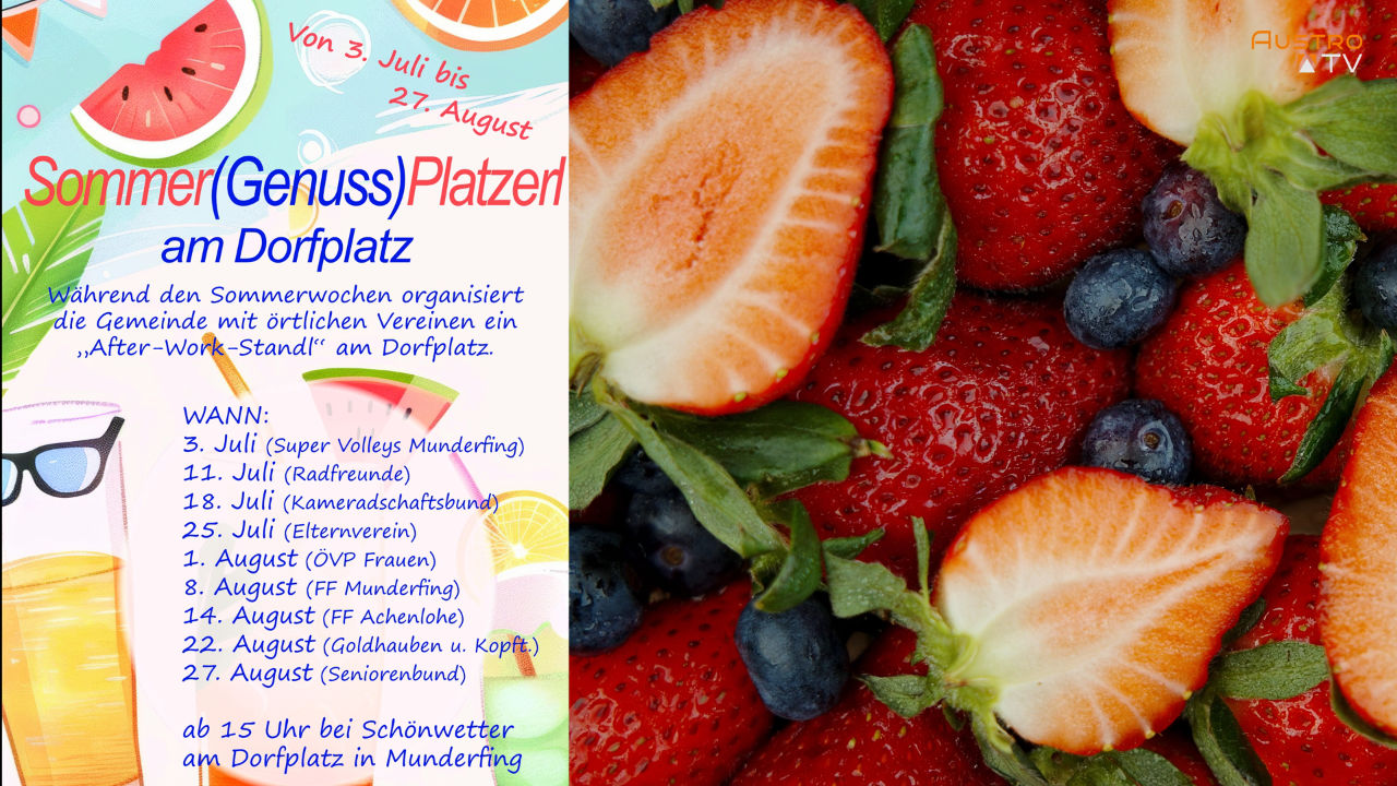 Sommer(Genuss)Platzerl Munderfing