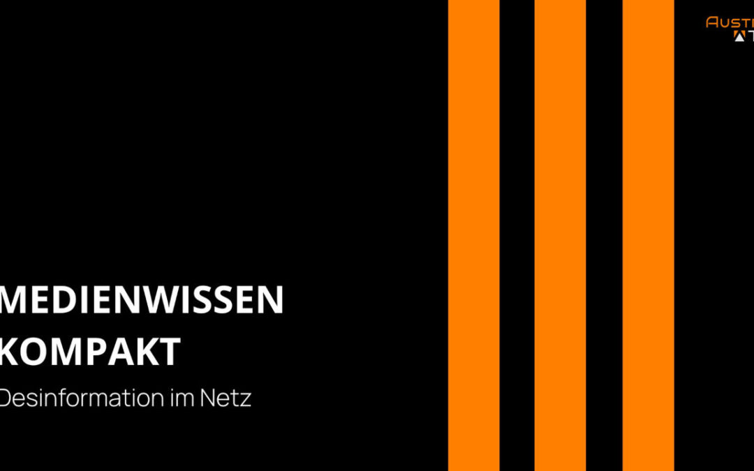 Desinformation im Netz – Medienwissen Kompakt