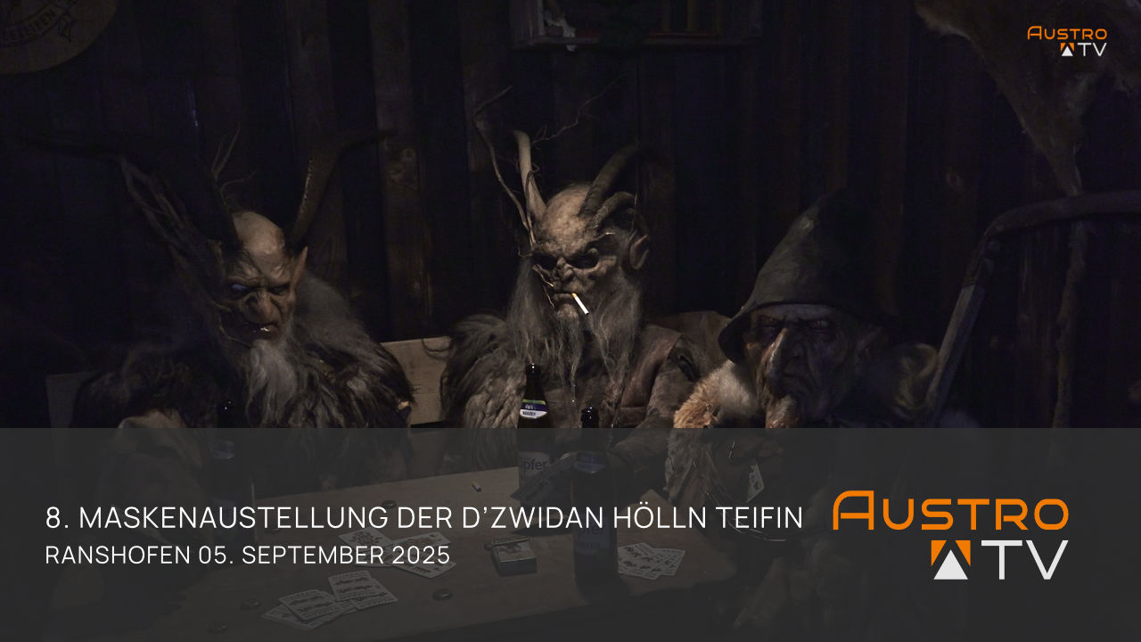 8. Maskenausstellung: Krampusverein D'Zwidan Hölln Teifin
