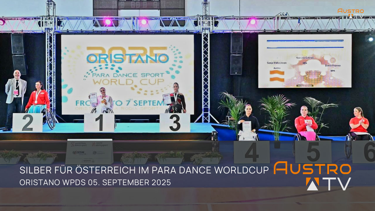 Silber im Weltcup für Österreich im Para Dance Sport