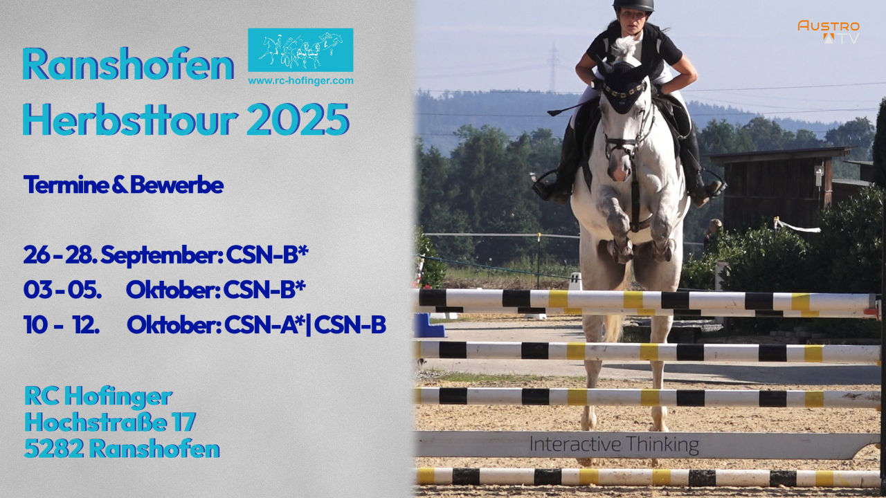 Reitsport - Ranshofen Herbsttour 2025