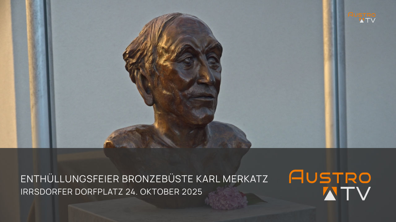 Enthüllungfeier der Bronzebüste von Karl Merkatz