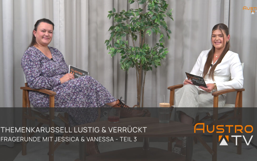Lustig & verrückt, Fragerunde Jessica und Vanessa, Themenkarussell