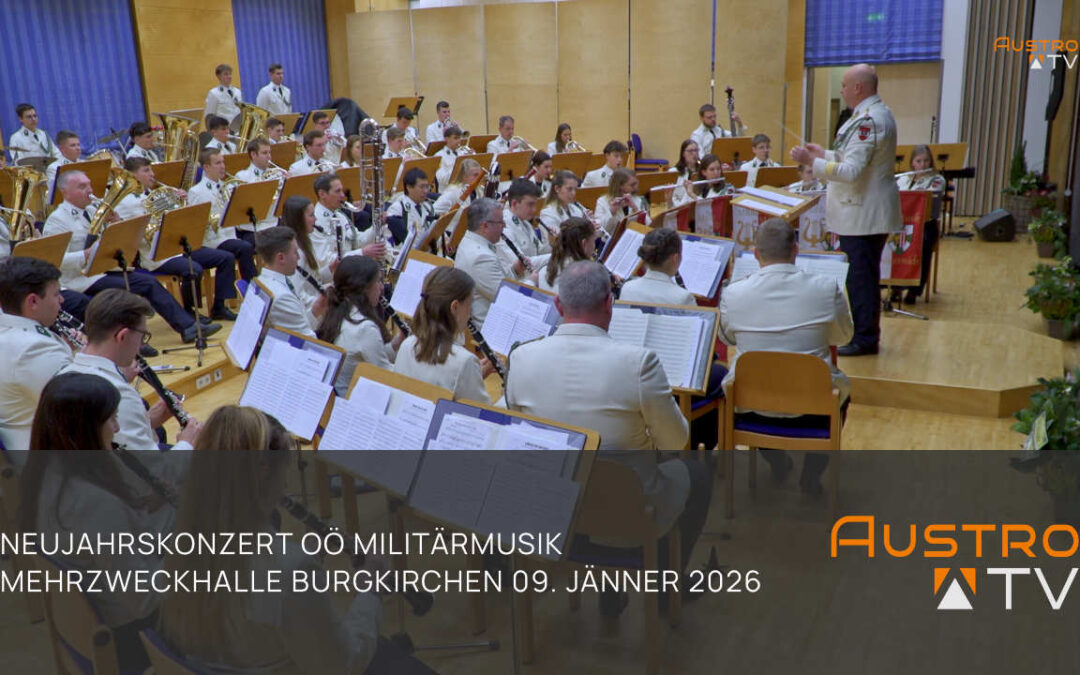 Neujahrskonzert OÖ Militärmusik 2026 in Burgkirchen