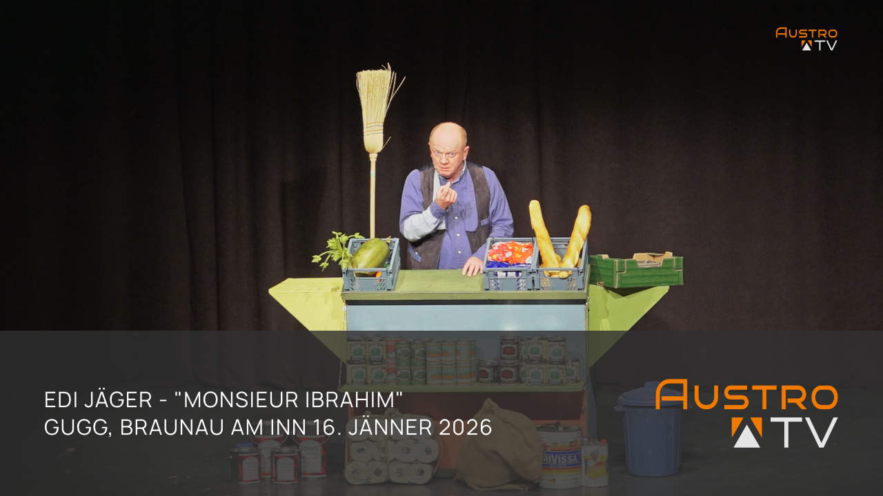 Edi Jäger „Monsieur Ibrahim“ im Theater Gugg Braunau