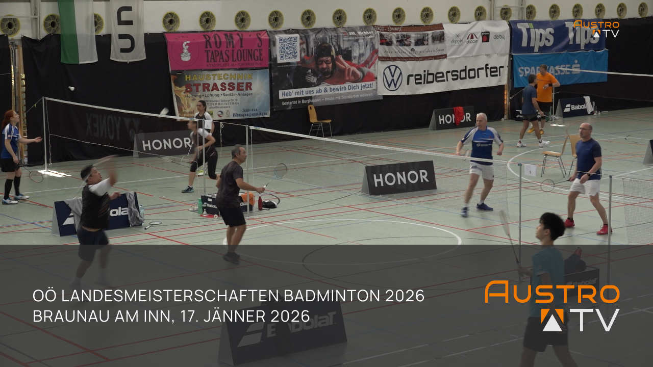 Oberösterreichische Landesmeisterschaften im Badminton in Braunau am Inn