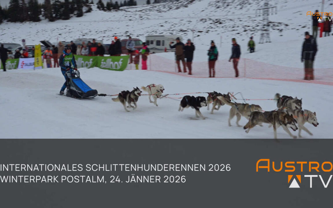 Internationales Schlittenhunderennen 2026 im Winterpark Postalm
