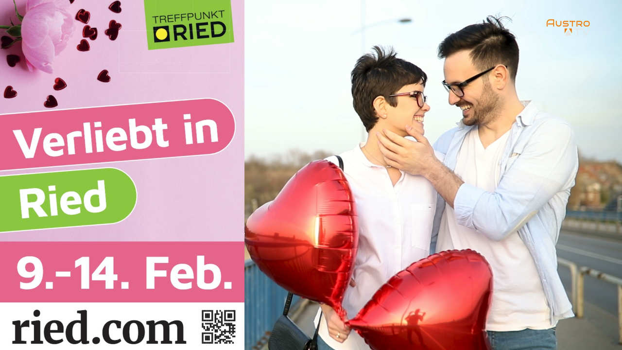Verliebt in Ried – Romantische Valentinsaktion in der Innenstadt von Ried im Innkreis
