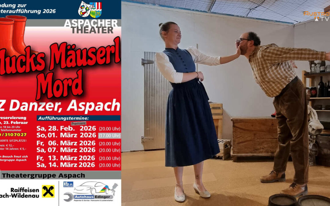 Mucks Mäuserl Mord – Theatergruppe Aspach 2026 -Tipp