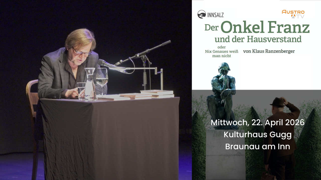 Buchpremiere „Der Onkel Franz und der Hausverstand“ in Braunau -Tipp