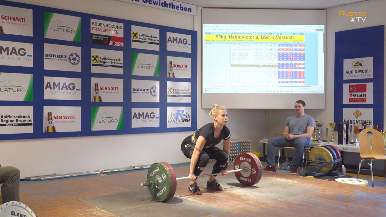 Erste Runde Damen-Cup Gewichtheben WSV/ ATSV Ranshofen