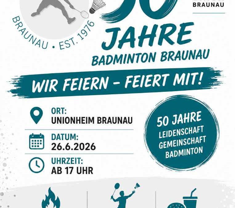 50 Jahre Badminton Braunau