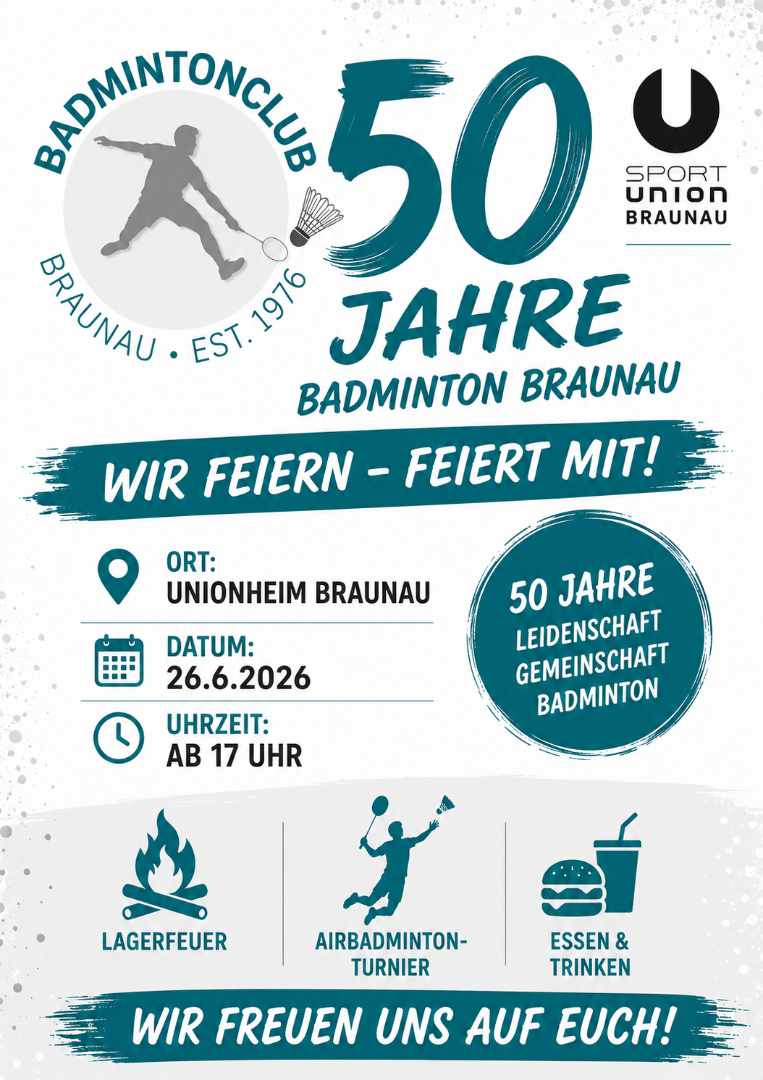 50 Jahre Badminton Braunau 2026