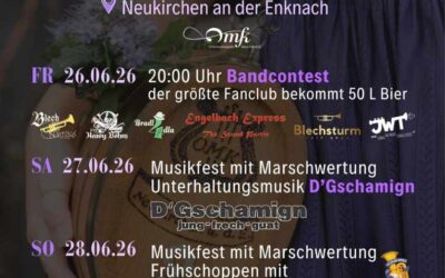 Bezirksmusikfest – Neukirchen a. d. Enknach