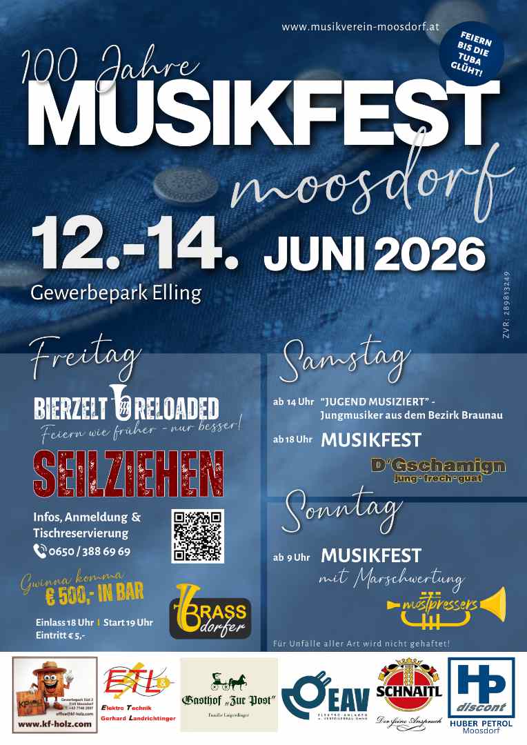 Musikfest Moosdorf 2026