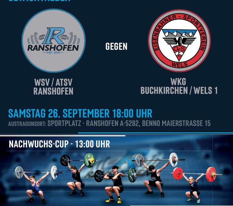 Gewicht&shy;heben Nachwuchs&shy;cup & 4. Runde Nationalliga