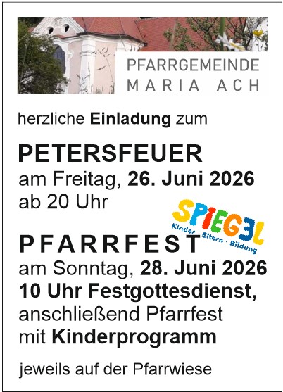 Petersfeuer Maria Ach Petersfeuer Maria Ach