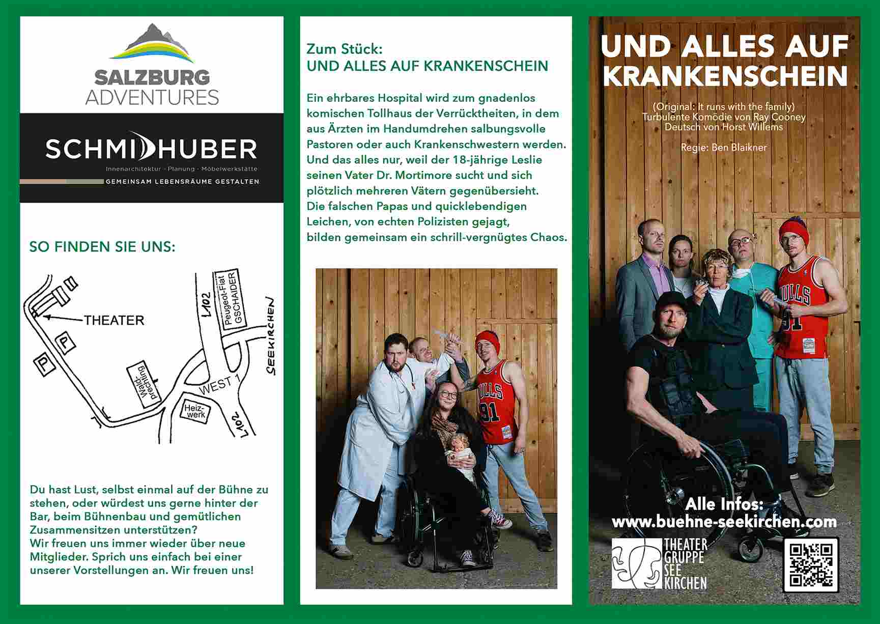 Theater Seekirchen „Und alles auf Krankenschein“ Theater Seekirchen "Und alles auf Krankenschein"
