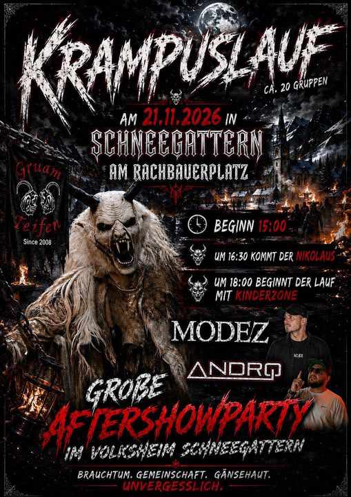 Krampuslauf Schneegattern 2026 Krampuslauf Schneegattern 2026