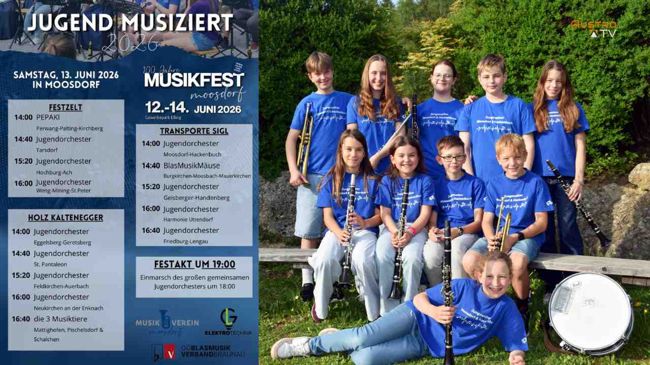 Jugend musiziert 2026 in Moosdorf -Tipp