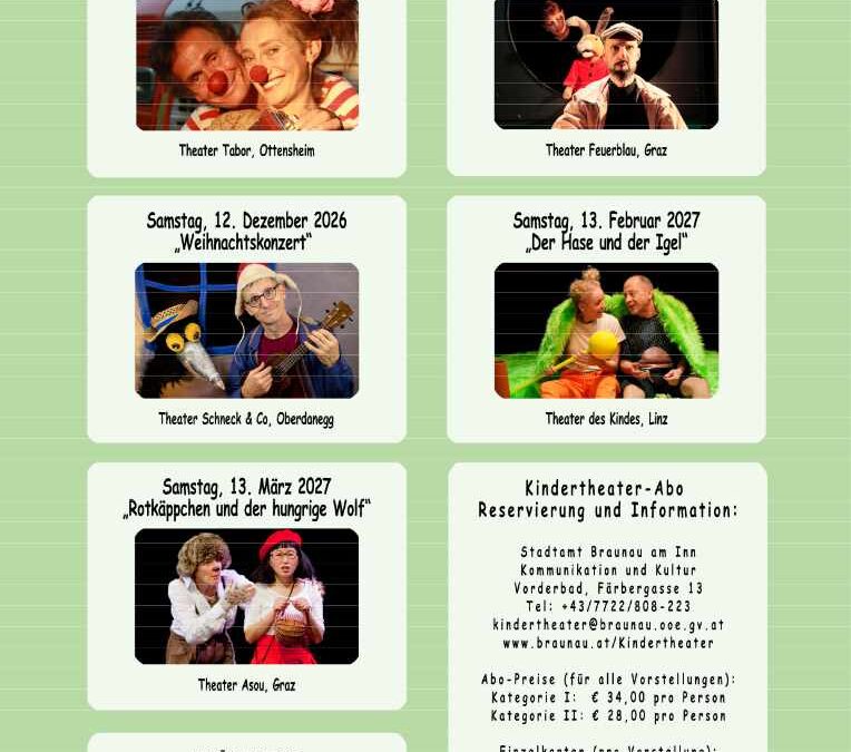 Braunauer Kindertheater 2026/2027