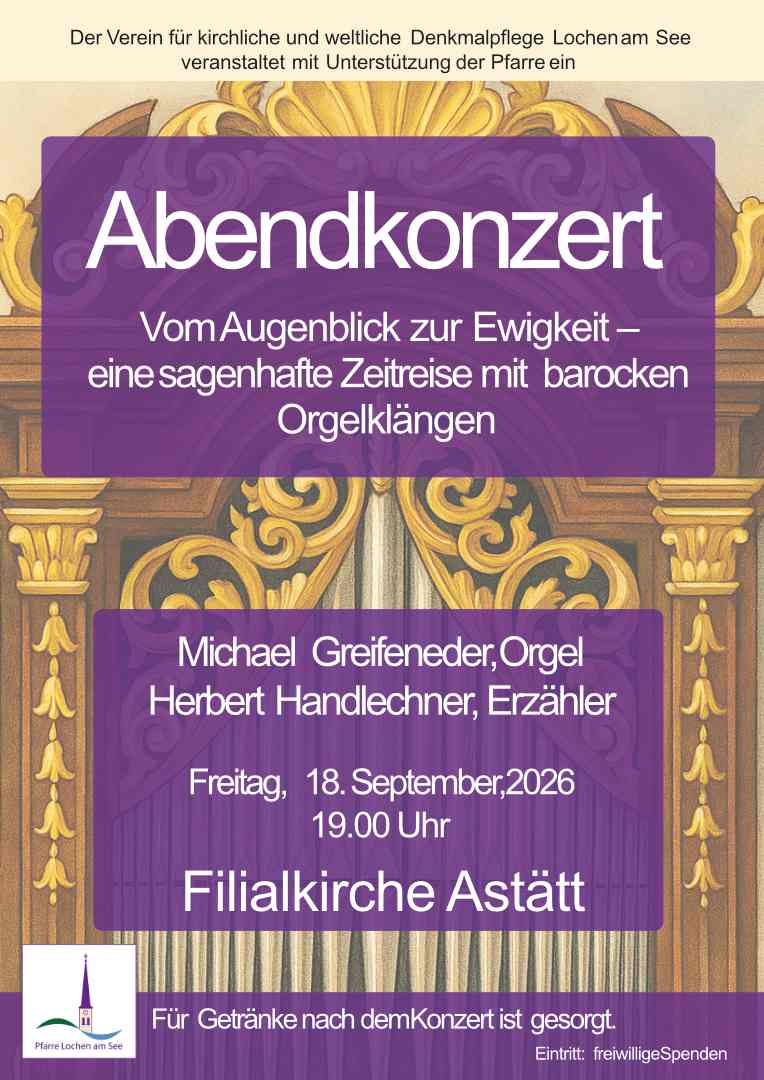 Orgenkonzert Astätt 2026 Orgenkonzert Astätt 2026