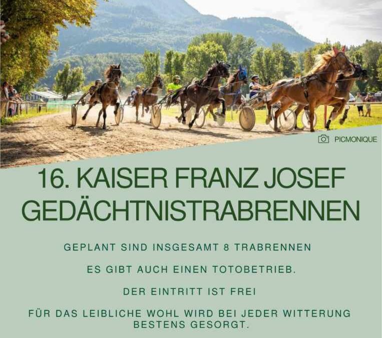 Kaiser Franz Joseph Gedächtnis&shy;trabrennen – Bad Ischl