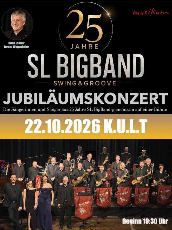 SL-BigBand Jubiläumskonzert 2026 SL-BigBand Jubiläumskonzert 2026