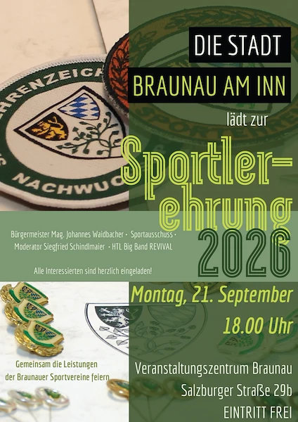 Sportlerehrung Braunau 2026