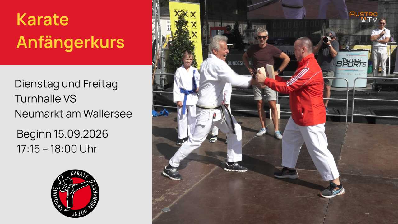 Karatekurs für Anfänger in Neumarkt – Kinder und Erwachsene