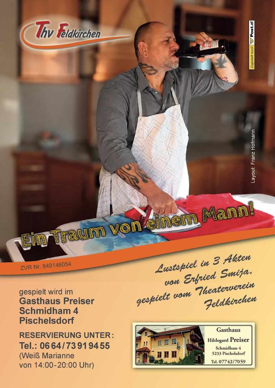 „Ein Traum von einem Mann“ – TV Feldkirchen 2026 "Ein Traum von einem Mann" - TV Feldkirchen 2026