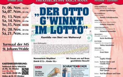 Theater „Der Otto g´winnt im Lotto“ – Saiga Hans