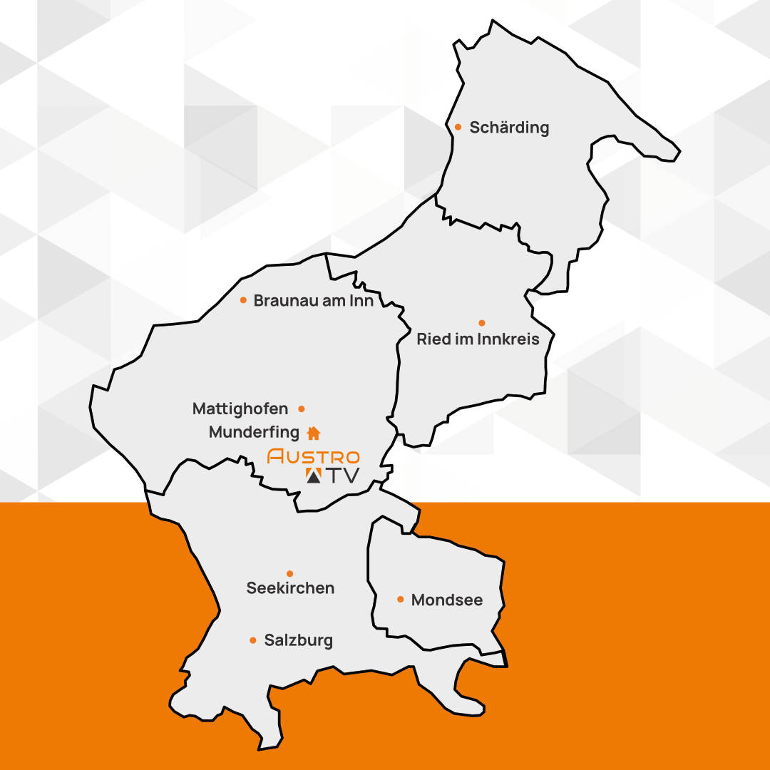 Sendegebiet AustroTV Sendegebiet AustroTV